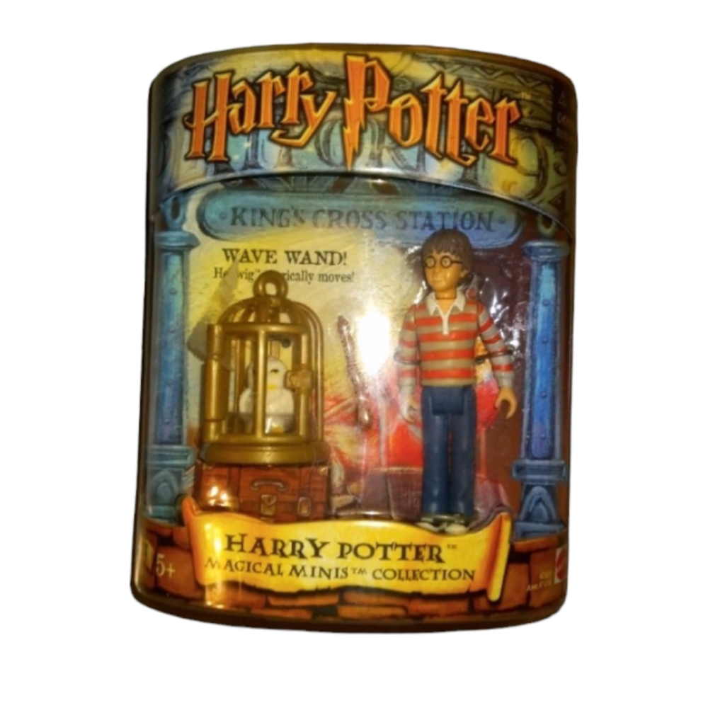 NEW Mattel Magical Mini HARRY POTTER Action Figure Toy w/Hedwig Boxed